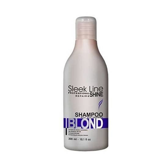 Stapiz Szampon Sleek Line z jedwabiem Blond 300ml
