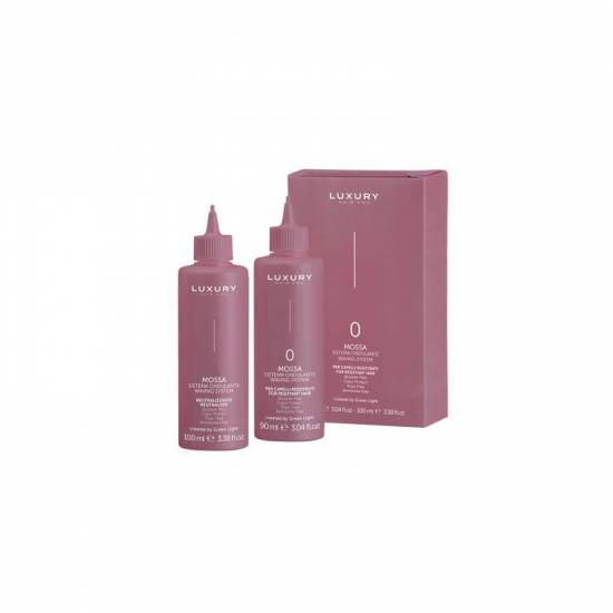 Luxury Mossa Bio-trwała ondulacja 0 do włosów trudno skręcających 2x100ml