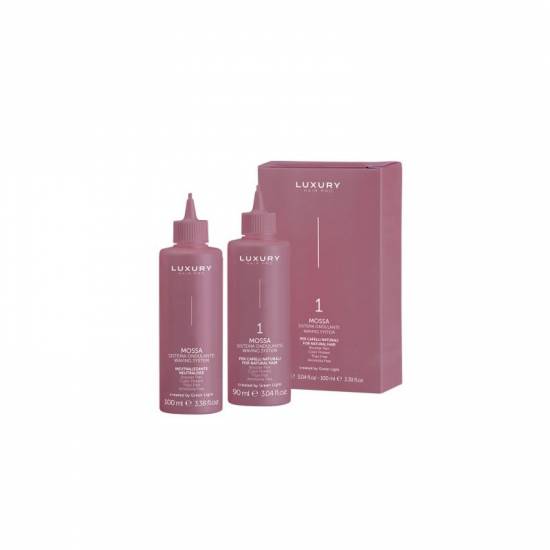 Luxury Mossa Bio-trwała ondulacja 1 do włosów naturalnych 2x100ml