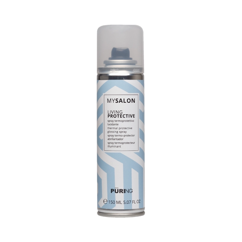 Maxima Puring MySalon Living Protective - Spray nabłyszczający termo-ochronny o działaniu antystatycznym 150ml - spray do włosów
