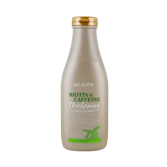 Beaver Biotin Caffeine Thickening - Odżywka wzmacniająca do włosów cienkich i słabych 730ml