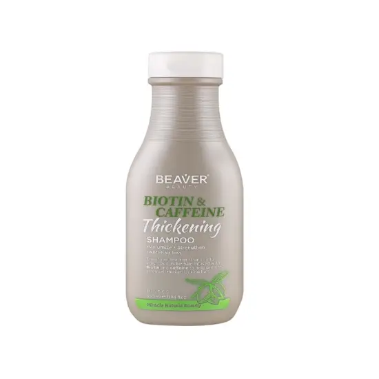 Beaver Biotin Caffeine Thickening - Szampon wzmacniający do włosów cienkich i słabych 350ml