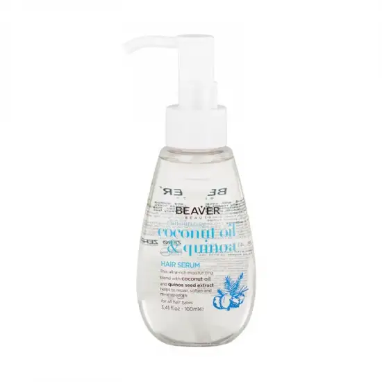 Beaver Coconut Oil & Quinoa Nawilżające serum do włosów suchych z olejem kokosowym 150ml