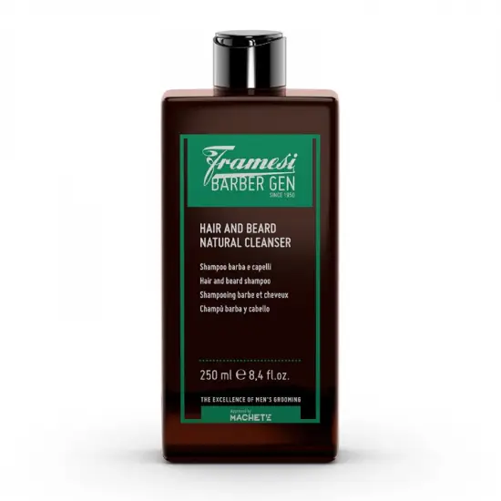 Framesi Barber Gen Hair And Natural Cleans Szampon do brody i włosów 250ml