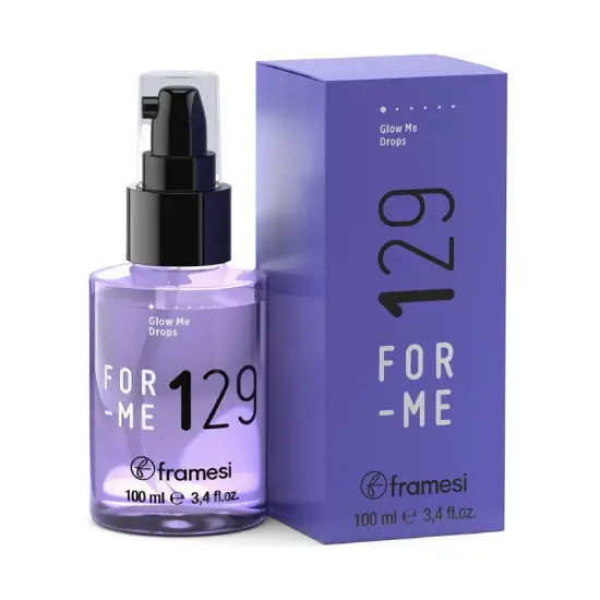 Framesi For Me 129 Glow Me Drops Ultralekkie serum do wszystkich rodzajów włosów 100ml