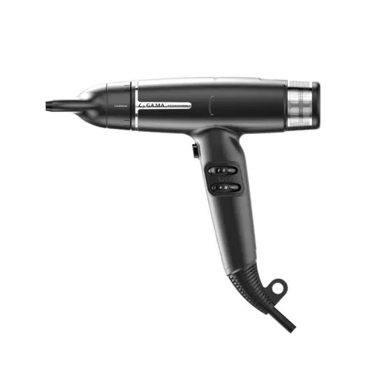 GA.MA IQ Lite black Suszarka do włosów z silnikiem bez szczotkowym o wadze 294g