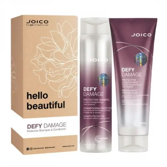 Joico Defy Damage Duo - zestaw szampon 300ml odżywka 250ml