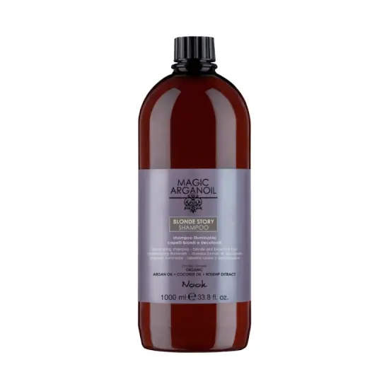 Maxima Nook Blonde Story Nawilżający szampon do włosów blond lub pasemkami 1000ml