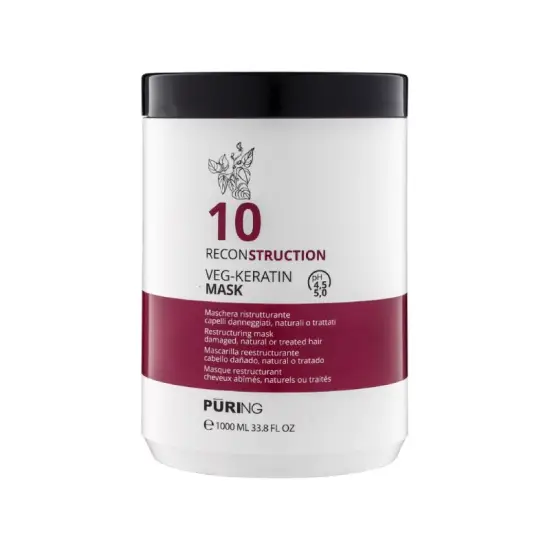 Maxima Puring Reconstruction Veg-Keratin Maska rekonstruująca do włosów zniszczonych 1000ml