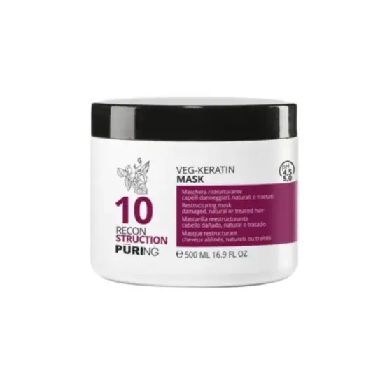 Maxima Puring Reconstruction Veg-Keratin Maska rekonstruująca do włosów zniszczonych 500ml