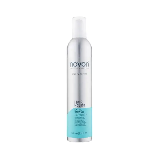 Novon Hair Mousse Extra Strong - Pianka o bardzo mocnym utrwaleniu 500ml