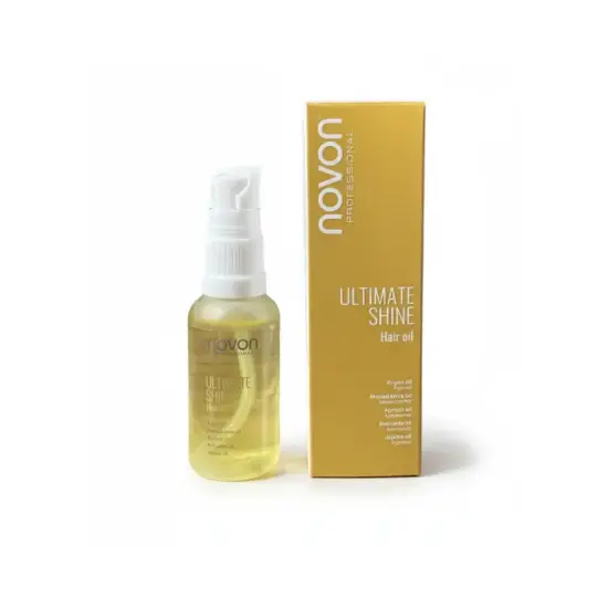 NOVON ULTIMATE SHINE HAIR OIL — Regenerujące serum do włosów z lustrzanym połyskiem 30 ml