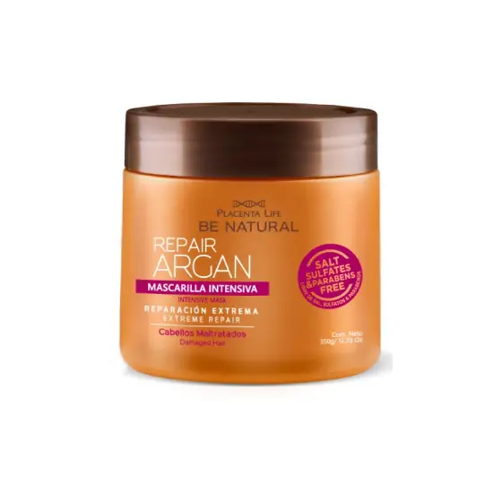 Placenta Life Repair Argan Maska intensywnie naprawcza do włosów zniszczonych 350ml