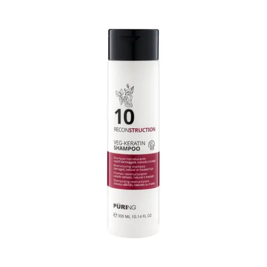 Maxima Puring Reconstruction Szampon Vegan-Keratin Rekonstruujący szampon do włosów zniszczonych 300ml