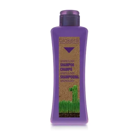 Salerm Biokera Natura Grapeology Szampon chroniący kolor włosom farbowanym 300ml