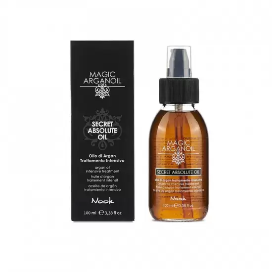 Luxury Mossa Bio-trwaMaxima Nook Absolute Oil Olejek Arganowy Intensywna Odżywka 100mlła ondulacja 1 do włosów naturalnych 2x100ml