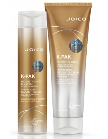 Joico K-pak Duo zestaw szampon 300ml odżywka 250ml