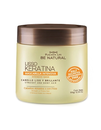 Placenta Life Lisso Keratina - Maska Utrwalająca Efekt Prostowania Keratynowego 350ml
